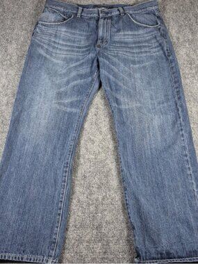 VTG Sean John Jeans 40 Blue Baggy Wide Leg Hip Hop Rap Skater Hammer Loop Y2K
